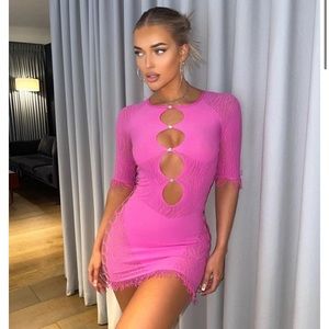 Poster girl Miranda dress -Fuchsia